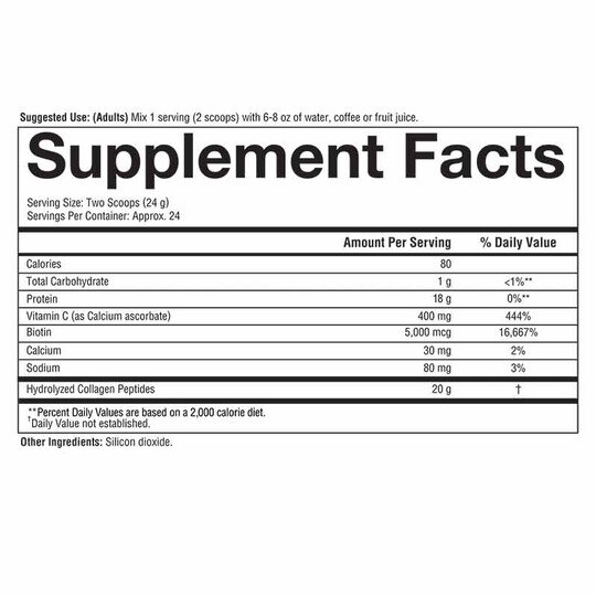 Collagen Powder Unflavored, YTY